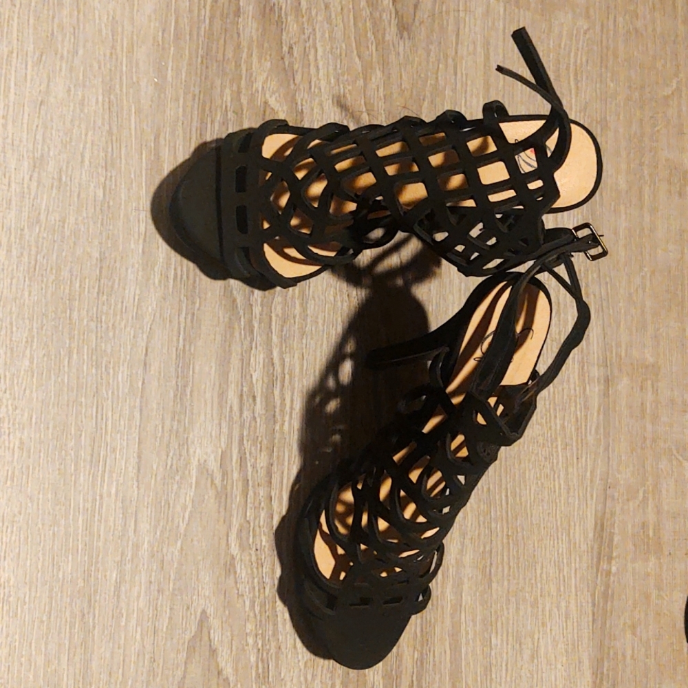 Black heels